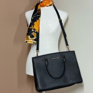 Michael kors black handbags